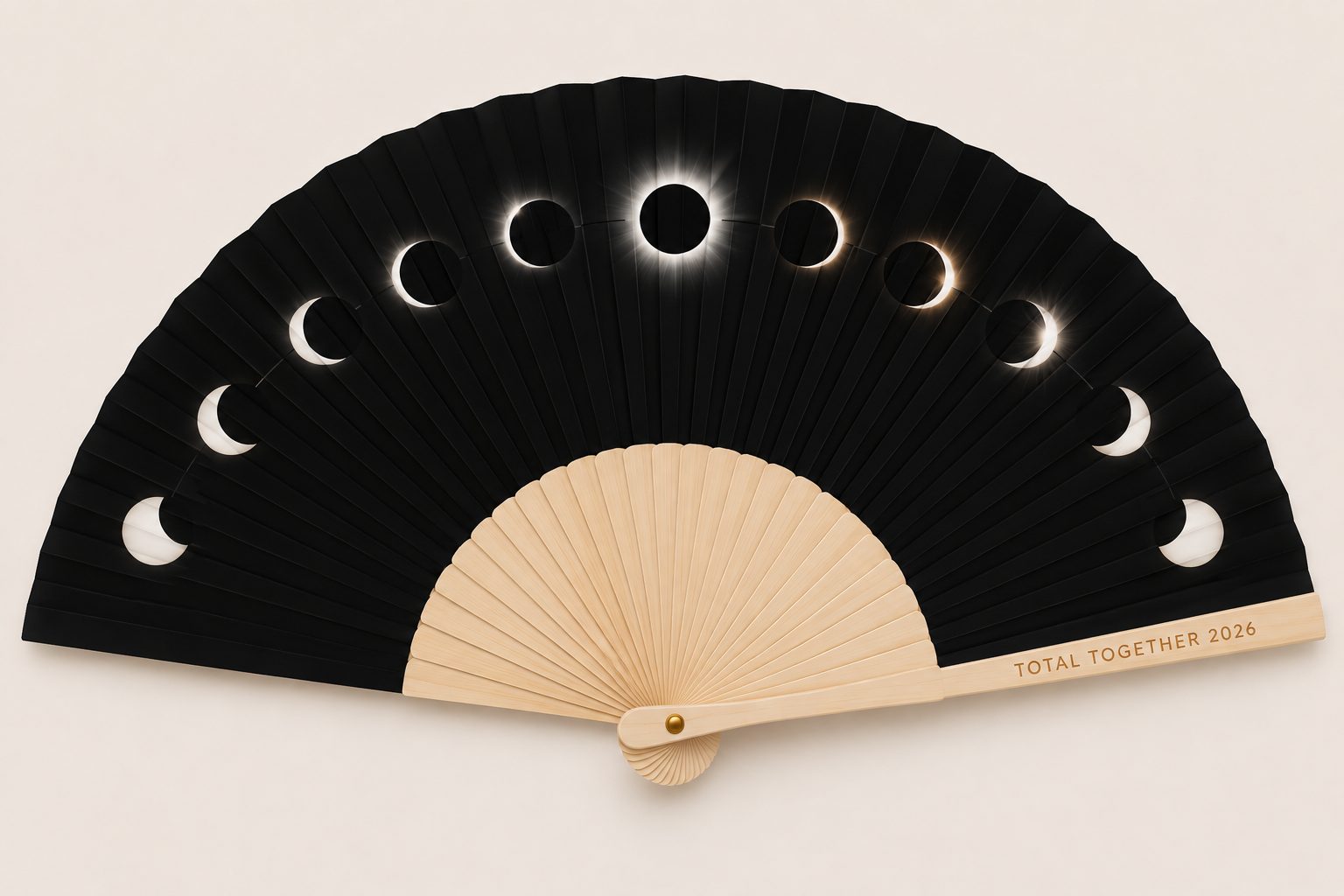 Eclipse Hand Fan Spain 2026 – Eclipse Phases Edition