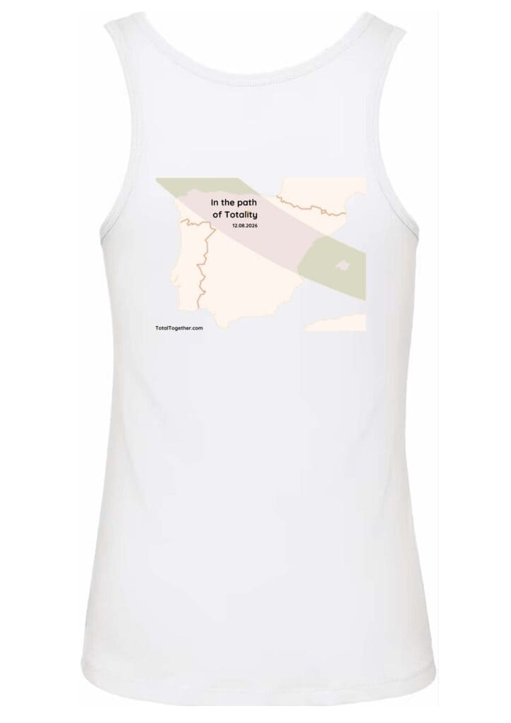 Eclipse Tank Top Spain 2026 'Spanish Map'